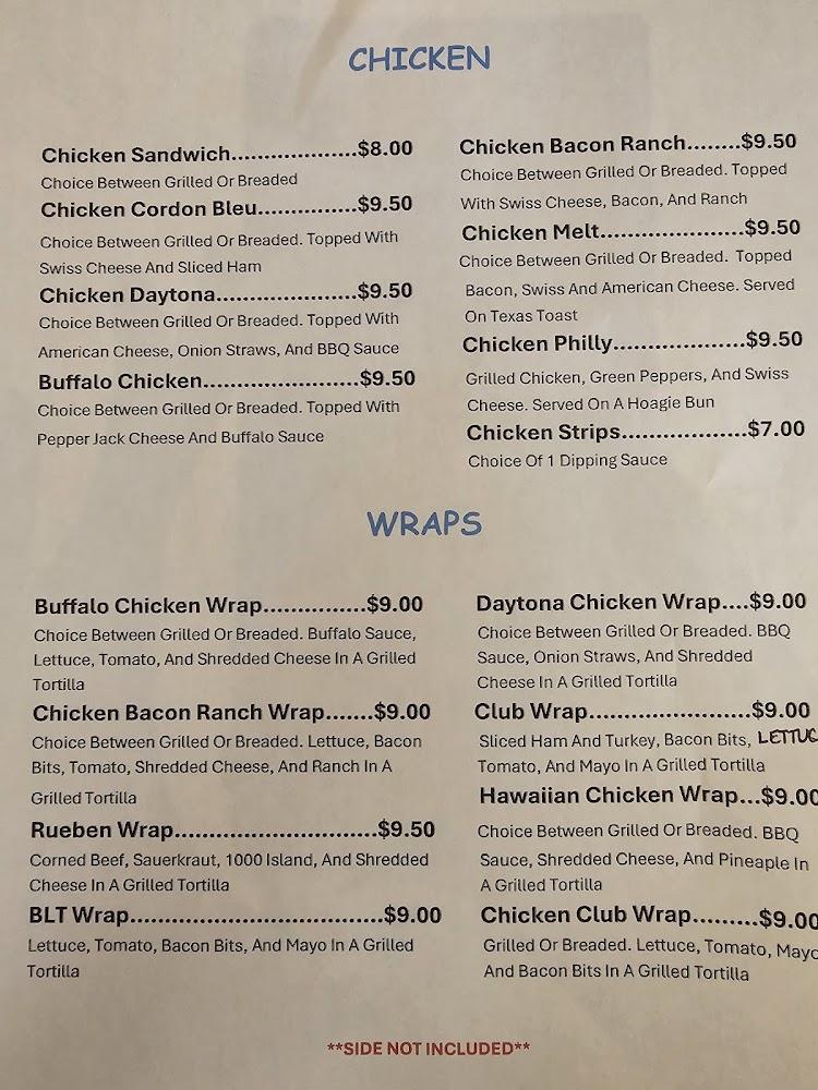 Fat Boy's Saloon Menu image 4